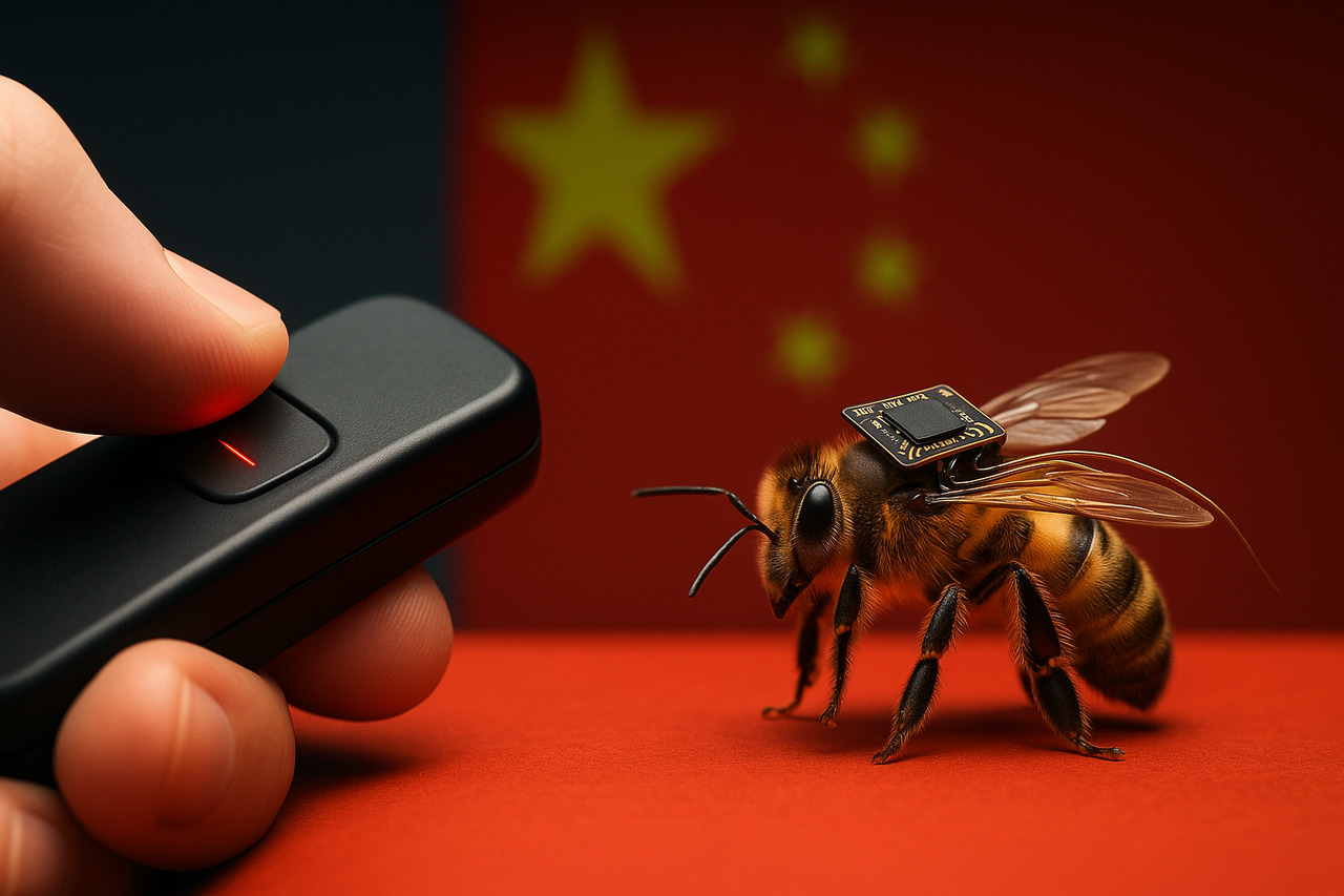 A China já lidera no setor de veículos elétricos e na robótica — agora pretende converter abelhas reais em ciborgues utilizando tecnologia surpreendente que levanta discussões éticas