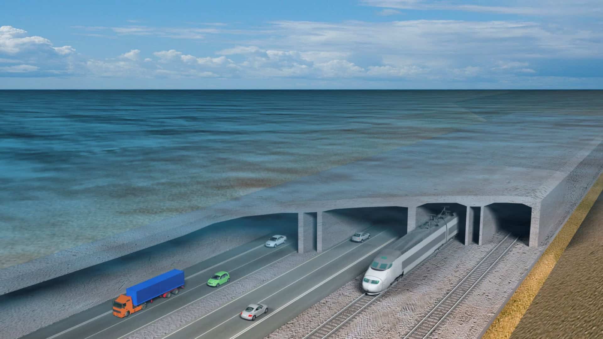 Maior túnel imerso do mundo é construído na Europa com mesma técnica que será usada em Santos-Guarujá