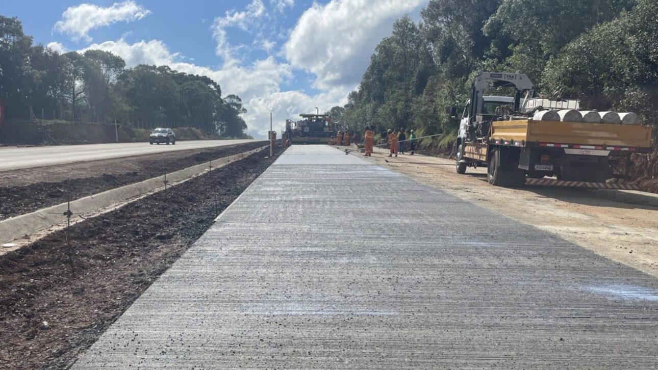 Concreto nas estradas do Brasil