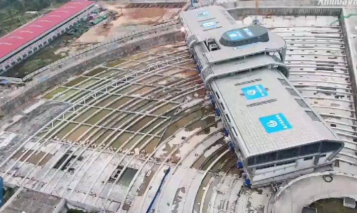 CHINA MOVEU TERMINAL DE 30 MIL TONELADAS EM APENAS 40 DIAS